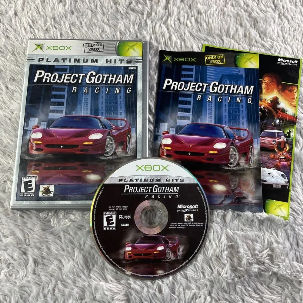 Project Gotham Racing (Microsoft Xbox, 2001) Platinum Hits Complete CIB Racing - Picture 1 of 13